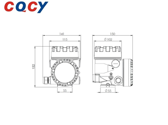 MPS5X00 Series Radar Bit Meter  (Radar Object Position Instrument Liquid Media Solid Media 120m